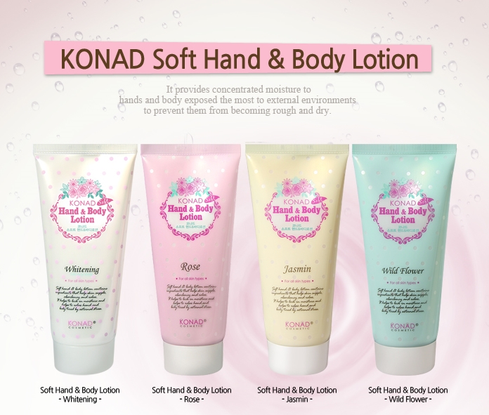 KONAD Soft Hand & Body Lotion Made in Korea